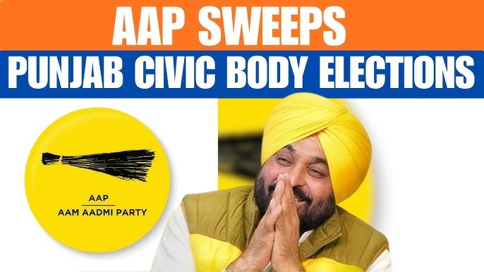AAP Sweeps Punjab Civic Polls, Registers Dominant Victory Across State